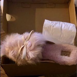 UGG Shaine Lamb Fur New In Box Sz8